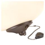 Harbor Breeze 2-Light Bronze LED Ceiling Fan Light