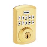 Kwikset Powerbolt Polished Brass Zinc Electronic D