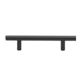 3-3/4 in. Matte Black Solid Cabinet Handle Drawer