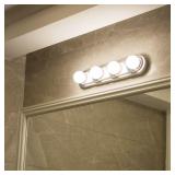 Project Source 4.72-in 4-Light Brushed Nickel LED