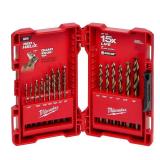 $65 Cobalt Red Helix Drill Bit Set for Drill Drive