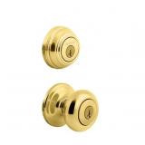 $54 Kwikset SmartKey Juno Polished Brass Deadbolt