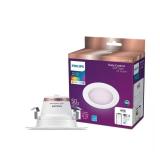 $28 4 in. LED Color Changing 50-Watt Equivalent Wi