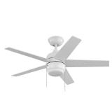 $99 Mena 44 in. LED Indoor/Outdoor Matte White Cei