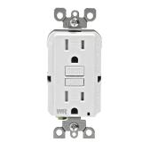 $32 Leviton SmartlockPro 15 amps 125 V Duplex Whit