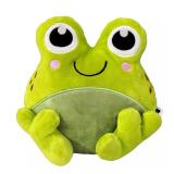 $6 Woof Frog Plush Dog Toy