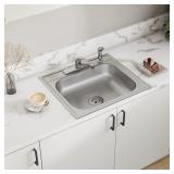 $79 Elkay Dayton Drop-in 25-in x 22-in Stainless s