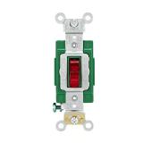 $23 Leviton 30 amps Double Pole Toggle Switch Red