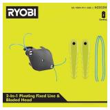 $25 RYOBI 2-in-1 Pivoting Fixed Line and Bladed He