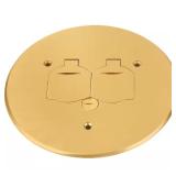 $69 Low-Profile Round Floor Box Outlet Cover with