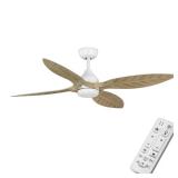 $169 Melba 54 in. Indoor/Outdoor Matte White Ceili