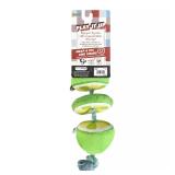 $11 Woof Mesh Lime Crinkle Rope Dog Toy