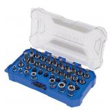 Kobalt 37 -Piece 1/4-in 3/8-in Drive Set Flathead/