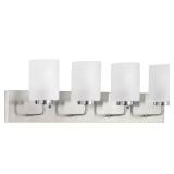 $129 Merry Collection 30 in. 4-Light Brushed Nicke