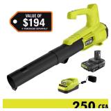 $79 RYOBI ONE+ 18V 90 MPH 250 CFM Cordless Battery