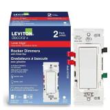 $50 Leviton Decora Lever Edge Rocker Slide Dimmer