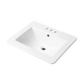 $50 allen + roth White Drop-In Rectangular Bathroo