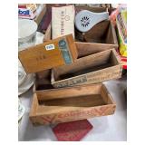 Vintage Wooden Boxes