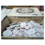 Porcelain Cameos in Wooden Box