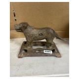 Cast Iron Dog Form Nutcracker
