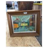 Framed Oil Painting by M. Austin