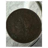 1893 Argentine Dos Centavos Coin