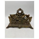 Cast Brass Figural Letter Holder