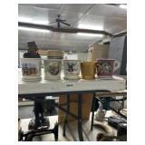 5 Decorative Ceramic Mugs