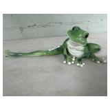 14-Inch Porcelain Frog by Franz