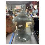 Large Clear Glass Demijohn Bottle