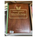 Golden Replicas of U.S. Stamps Collection