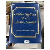 Golden Replicas of U.S. Classic Stamps Album