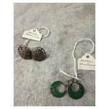 Sterling and Alpaca Earrings Lot
