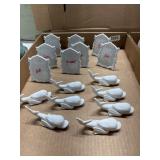 Porcelain Name Plate Holders