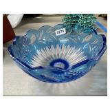 10-Inch Cut-to-Clear Glass Bowl