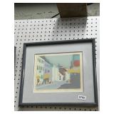 Framed 16ï¿½14ï¿½ Cityscape Art Print