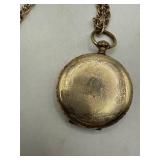 1800s Tintype Locket with 12K GF Chain