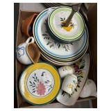 Stangl Pottery Flora Dinnerware Lot