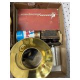 Lot: Brass Spittoon, Frostie Can, More