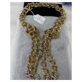 Large Three-Tone Over-the-Head Necklace