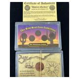 Wild West Coin Collection With Certificate