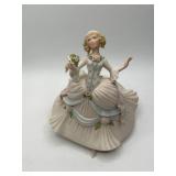 Porcelain Figurine of Lady in Gown