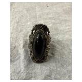 Mexican Sterling Silver Poison Ring