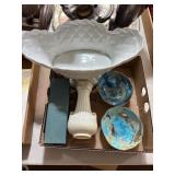 Lenox Vase and Ceramic Dish Lot