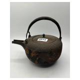 Cast Iron Japanese Teapot with Handle