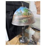 Vintage Reverse Lamp by DAV Art NY