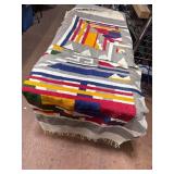 Handwoven Wool Rug, 12ï¿½ x 6ï¿½, Multicolor Design
