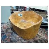 Hand-Carved Wooden Bowl