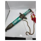Asian-Themed Dress Dagger & Scabbard