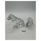 Waterford Crystal Dog Figurine Set